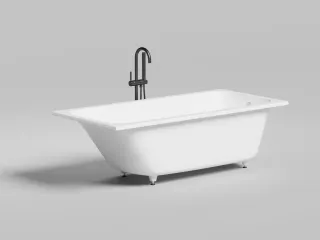 Ванна из искусственного камня Salini Orlanda S-Sense 102016GRF 170x80см RAL полностью